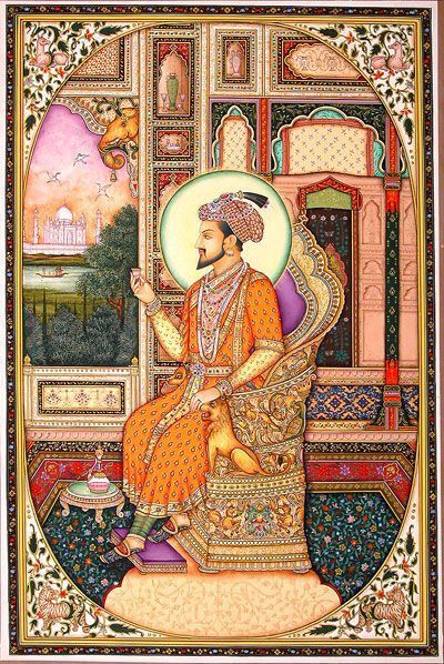 Mughal Miniature, Mughal Miniature Paintings, Rajasthani Painting, Mughal Art Paintings, Mughal Art, Mughal Paintings, Persian Miniature, Miniature Paintings, Indian Painting