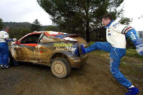 Happy birthday Colin McRae - a delight to watch, RIP Audi Quattro S1, Rally Car Racing, Rally Drivers, Colin Mcrae, Ford Motorsport, Rally Raid, Martini Racing, Rally Racing, Initial D