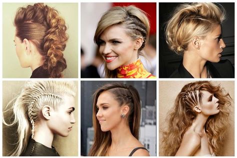 Learn How To Create Fake Mohawk Braid Fake Mohawk Hairstyles, Fake Mohawk Hairstyles For Women, Hair Styles Color Ideas, Fake Mohawk, Braid Hair Styles, Mohawk Hairstyles For Women, Hair Styles Color, Wasteland Weekend, Bedroom Inspirations Minimalist