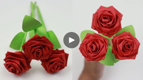 56K views · 1K reactions | How to Make a Paper Rose step by step | Small Paper Flower Craft | Easy Paper Rose Flowers | How to Make a Paper Rose step by step | Small Paper Flower Craft | Easy Paper Rose Flowers | EzzyCraftsDIY. #EzzyCraftsDIY #paperrose #paperroses #rose... | By Ezzy Crafts DIY | Facebook How To Make Paper Roses Step By Step, Paper Rose Step By Step, Easy Paper Rose, Rose Step By Step, Craft Easy, Cute Paper, Paper Flower Crafts, Flower Craft, Diy Roses