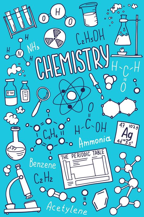 Chemistry symbols icon set. Science subject doodle design. Education and study concept. Back to school sketchy background for notebook, not pad, sketchbook. Physics And Chemistry Cover Page, Chemistry Portfolio Cover Page, Science Portfolio Design, Chemistry Book Cover Design, Portfolio In Science Design, Science Design For Notebook, Physics Aesthetic Cover Page, Chemistry Cover Page Design, Chemistry Title Page