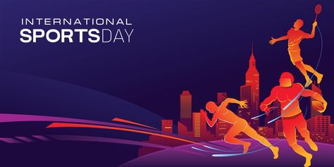 Sports Day Flyer, Sports Day Invitation, International Sports Day, Sports Background, Certificate Background, Poster Design Layout, Day Illustration, Sport Poster Design, Theme Background