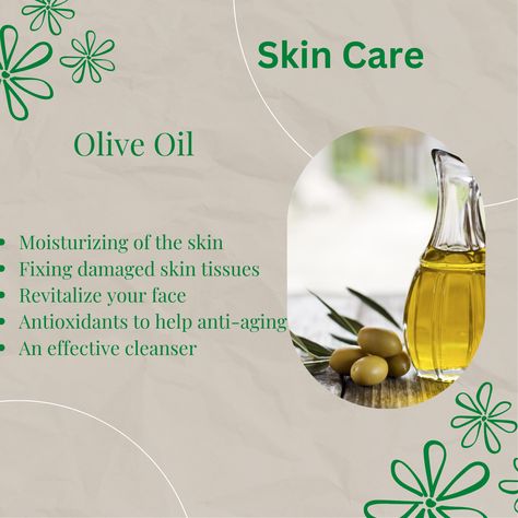 Skin Care Olive Oil For Skin Skincare, Benefits Of Olive Oil For Skin, Olive Oil Skin Benefits, Olive Oil Benefits Skin, Olive Oil For Skin, Olive Oil Beauty, Scrub Ingredients, Olive Oil For Face, Benefits Of Olive Oil