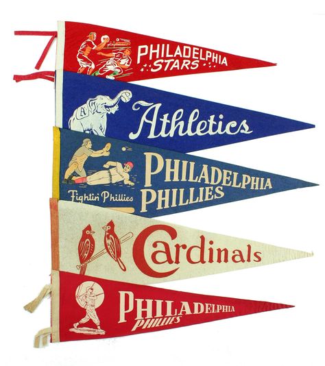 Pennant Design, Vintage Pennants, College Banner, Baseball Pennants, Triangle Flag, Baseball Flag, Chet Baker, Sports Flags, Pennant Flags