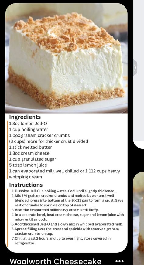 Woolworths Cheesecake, Woolworth Cheesecake, Recipes Cheesecake, Bake Cheese, Savory Cakes, Bake Recipes, Bake Cheesecake, Bake Dessert, Cheesecake Desserts