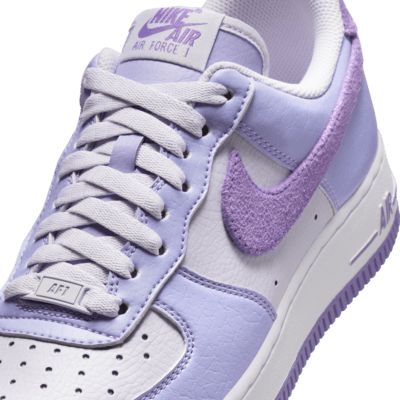 Purple Nike Shoes, Purple Nikes, Purple Sneakers, Custom Nike, Nike Air Force 1 07, Custom Nikes, Nike Air Force 1, Air Force 1, Nike Air Force