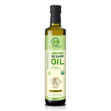 Sesame Oil Packaging Design, Coconut Oil Packaging Design Creative, Coconut Oil Logo Design, Coconut Oil Packaging, Ayurvedic Products Packaging Design, Coconut Oil Label, Cold Pressed Oil Packaging, Oil Bottle Label Design, Olive Oil Packaging