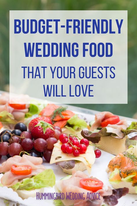 The number one goal with wedding food is that it tastes good. The second goal is that guests want to eat the wedding food. After that, budget friendly wedding food that is affordable is usually next. This post has ideas for affordable wedding food that your guests will love. The ideas are easy, crowd pleasers, and great for your wedding budget. // wedding blog // getting married // bridal // brides // bride // groom // grooms // tacos // pizza // potluck wedding // dessert wedding // tea party Wedding Dinner Food, Potluck Wedding, Tacos Pizza, Vegetarian Wedding, Hummingbird Wedding, Cocktail Hour Food, Dessert Wedding, Luau Food, Reception Desserts