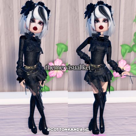 dress to impress theme visual kei outfit inspo no vip Visual Kei Dress To Impress, Visual Kei Outfits, Dti Outfits, Anime Dress, Visual Kei, I Dress, Dress To Impress, Outfit Ideas, Key