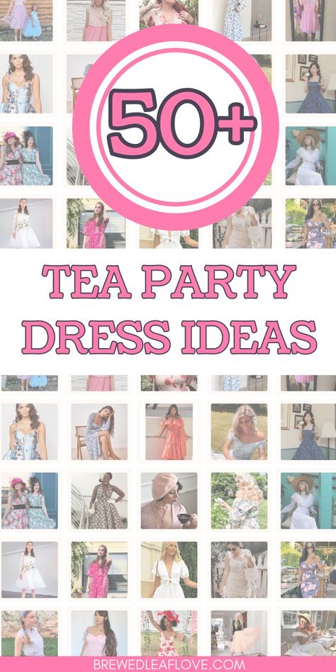 Tea Party Attire For Women, Bridgeton Theme, Tea Party Dresses For Women, Tea Party Outfit Ideas, Ideas For Tea Party, Tea Party Outfits For Women, Vintage Tea Party Dresses, Tea Party Baby Shower Theme, Modern Tea Party