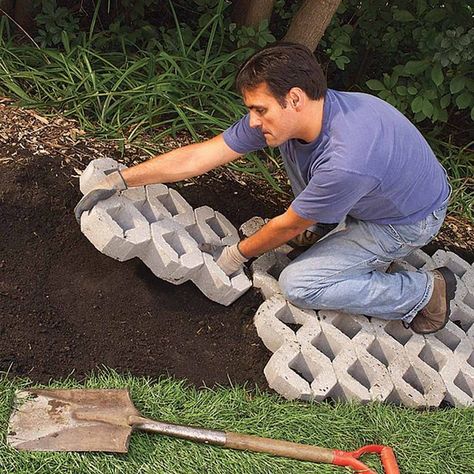 Paver Path, House Farmhouse, Lush Lawn, Garden Walkway, Front Yard Landscaping Simple, Landscaping Supplies, Front House Landscaping, In Front Of House, Garden Pathway