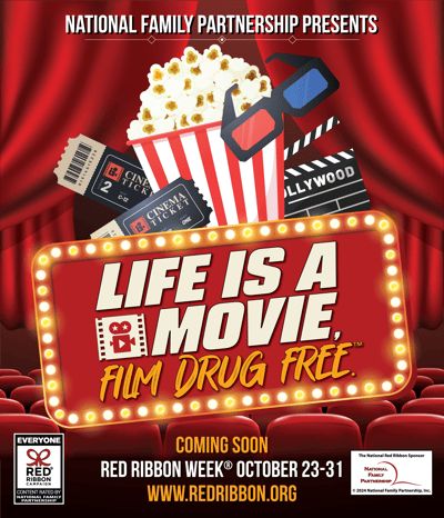 | red ribbon theme Life Is A Movie, Doors Movie, Fall Festival Games, Popcorn Favors, Festival Games, Red Ribbon Week, Door Decorating Contest, Hollywood Theme, Movie Themes