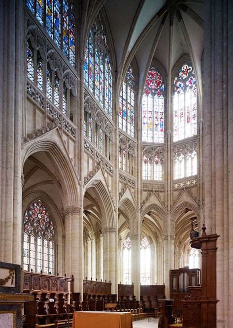 Gothic Architecture Interior, Architecture Cool, Gothic Interior, Gothic Cathedrals, Gothic Cathedral, Gothic Church, Cathedral Architecture, Church Interior, Beautiful Churches