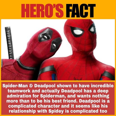 Spiderman Dead, Spider Man Facts, Deadpool Facts, Dc Comics Facts, Comic Facts, Superhero Facts, Marvel Headcanon, Marvel Facts, Deadpool Wallpaper