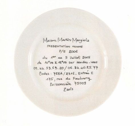 Maison Martin Margiela S/S06 Fashion Invitation, Show Invitation, Fashion Show Invitation, 달력 디자인, 카드 디자인, Martin Margiela, Thought Provoking, Design Inspo, Art Art