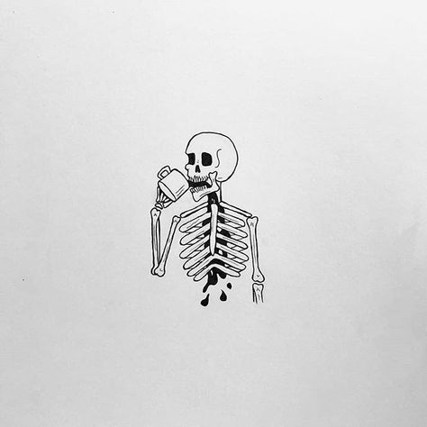 Nostalgic 90s, Petit Tattoo, Skeleton Tattoos, Black And White Illustrations, Skeleton Art, Tattoo Flash Art, Simplistic Tattoos, How Old, Piercing Tattoo