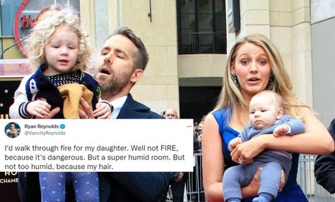 Ryan Reynolds Funny Tweets, Ryan Reynolds Twitter, Blake Lively Pregnant, Ryan Reynolds Funny, Ryan Reynolds And Blake Lively, Miley Cyrus Songs, Blake Lively And Ryan Reynolds, Blake Lively Ryan Reynolds, Blake And Ryan