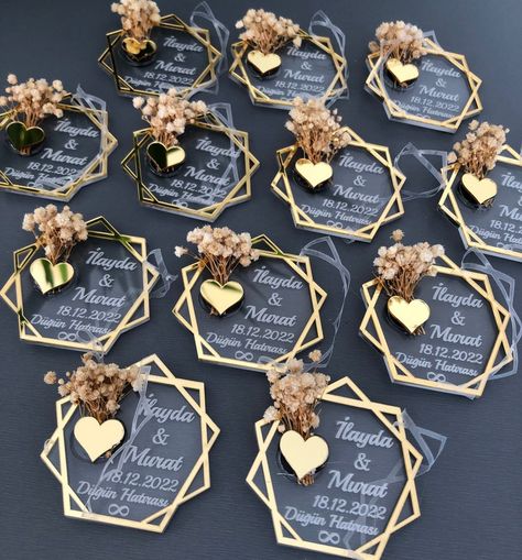 Buy Wedding Magnet, Wedding Favors, Engagement Favors, Anniversary Favors, Plexiglass Magnet Online in India - Etsy Magnet Wedding Favors, Wedding Favours Magnets, Wedding Magnets, Hexagon Wedding, Anniversary Favors, Long Sleeve Ball Gowns, Engagement Favors, Wedding Magnet, Dream Wedding Ideas Dresses