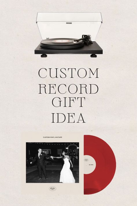 Custom Vinyl Mixtape 12" Record • … curated on LTK Record Gift Ideas, Custom Record, Custom Vinyl Record, Vinyl Wedding, Vinyl Record Player, Wedding 2025, Custom Wedding Gifts, Wedding Songs, Vinyl Cover