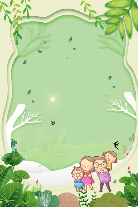 Fresh family travel advertising background Family Frame Background, Family Photo Wallpaper, Family Background Design, Wallpaper Family, Background Family, Family Wallpaper, Family Artwork, Family Frame, Branch Leaves