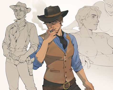 Red Dead Redemption 3, Red Dead Redemption Ii, Red Redemption 2, Arthur Morgan, Red Dead, Character Ideas, Drawing Reference Poses, Art Reference Photos, Pretty Art