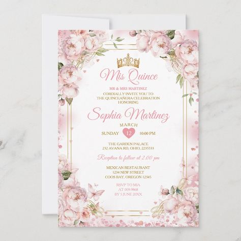 Quinceanera invitations ideas