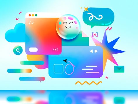 2d Product Animation, Tech Animation, Dynamic Type Animation, Animation Infographic, Gradient Illustration, 3d 2d Mix Animation, Abstract Animation 2d, Cookies Branding, Dribbble Design