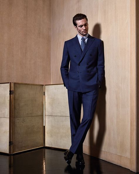 Giorgio Armani on Instagram: “Sartorial excellence by Giorgio Armani. Discover more about the Made to Measure service at the link in bio” Armani Suit, Model Profile, Armani Suits, Designer Suits For Men, Model Profiles, Street Style Outfits Men, Collection Design, Mgmt, Business Casual Men