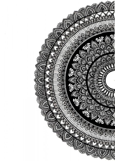 Mandala Art Colorful Patterns, Mandala Print Pattern, Mandala Art Design, Half Mandala, Mandala Sketch, Mandala Drawings, Mandala Doodle, Easy Mandala Drawing, Mandala Wallpaper