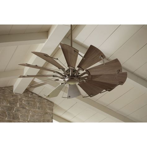 Windmill Ceiling Fan, 60 Inch Ceiling Fans, Whole House Fan, House Fan, Transitional Wall Sconces, Cool Floor Lamps, Progress Lighting, Ceiling Fan With Remote, Bathroom Designs