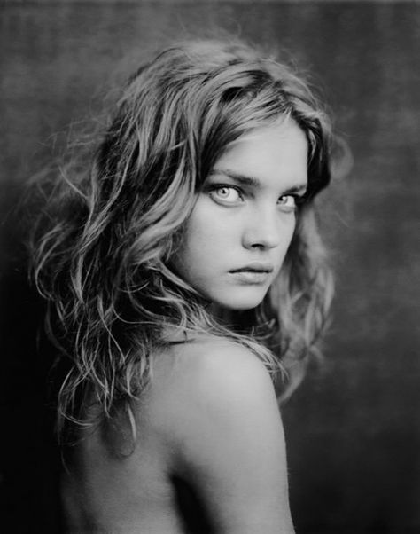 Black and White Photography Woman Portrait by Mario Testino Paolo Roversi, White Photo, Young Woman, A Black, Long Hair, A Woman, Black And White, Hair, White