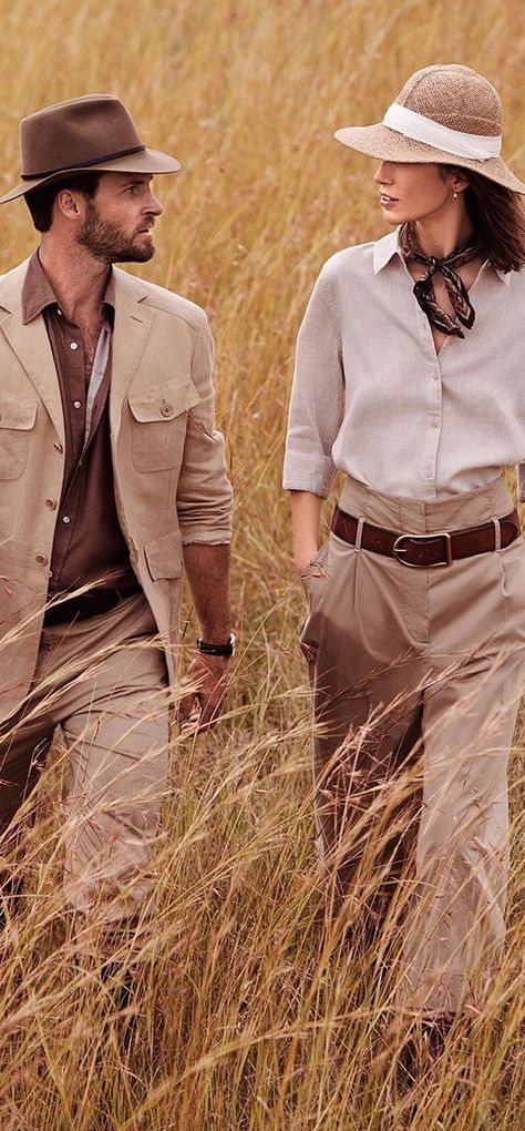 Safari Outfit Women, Moda Safari, Alexi Lubomirski, Safari Costume, Safari Photography, Safari Outfit, Safari Outfits, Vintage Safari, Safari Chic