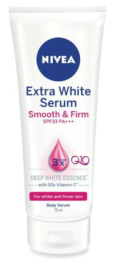 NIVEA Extra White Firming Body Serum SPF33 has 95% Pure Vitamin C and Q10 that can get your skin fairer and firmer in just 14 days. Its light, non-sticky formula, instantly penetrating into the skin, helps whiten and repair 10 signs of dull damaged skin giving you noticeably more radiant, whiter, smoother and firmer skin in 14 days. Nivea Serum, Nivea Extra White, Firming Serum, Body Serum, Product Review, Skin Firming, Damaged Skin, Vitamin C, Affiliate Marketing