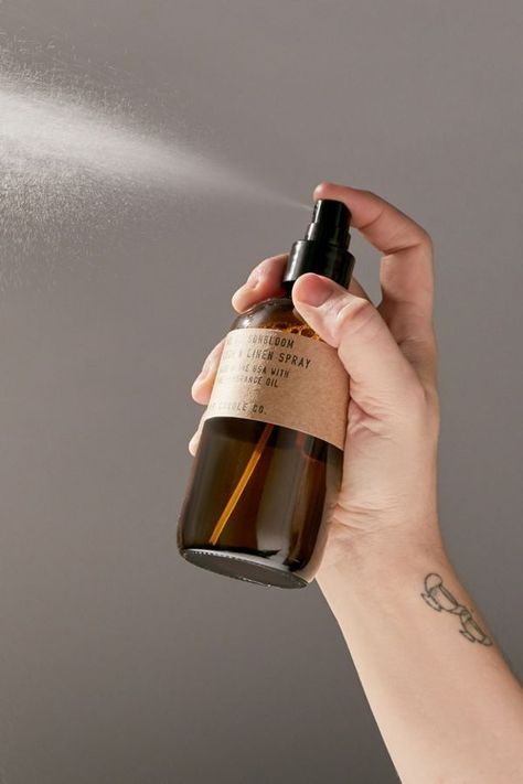 Spray Photography, Room And Linen Spray, Black Friday Furniture, Skincare Products Photography, Home Spray, Lavender Sage, Amber Jars, Beauty Products Photography, Linen Spray