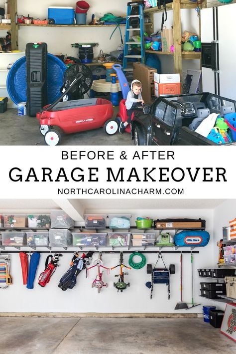 Diy Garage Mudroom, Garage Wall Storage, Garage Mudroom, Garage Storage Inspiration, Garage Organization Tips, Garage Organisation, Garage Shelves, Overhead Garage, Small Garage