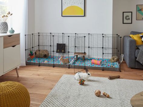 Your Questions Answered: FAQs About Indoor Rabbit Cages Large Indoor Rabbit Enclosure, Bunny Pen Indoor, Indoor Rabbit Enclosure, Indoor Rabbit Cage, Rabbit Pen, Rabbit Enclosure, Rabbit Habitat, C&c Cage, Indoor Rabbit