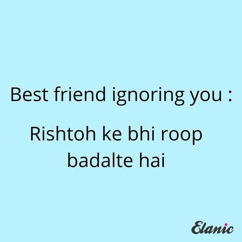 Kyu friend bhi kabhi bestfriend thi😂 Tag your best friend if they are ignoring you😂 #bestfriend #bestfriendgoals #bff #funny #memes… Quotes When Friends Ignore You, When My Bestie Ignore Me, Bestfriendgoals Quotes Funny, When Ur Best Friend Ignores U, When Your Bestie Ignores You, When Your Best Friend Ignores You, Bestfriendgoals Quotes Aesthetic, When Your Best Friend, Funny Comments