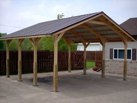 http://www.mobilehomemaintenanceoptions.com/mobilehomecarportideas.php has some shopping and installation tips regarding carports for mobile homes. Diy Rv Carport, Carports For Sale, Wooden Carports, Rv Carports, Diy Carport, Car Ports, Carport Kits, Carport Sheds, Carport Plans