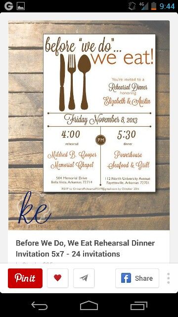 Dinner rehearsal Rehearsal Dinner Invitations Wording, Dinner Invitation Wording, Sit Down Dinner, Wedding Rehearsal Invitations, Non Traditional Wedding Ring, Rehearsal Invitations, Rehearsal Dinner Decorations, Wedding Extras, Spain Wedding