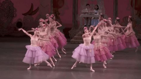 via GIPHY Nutcracker Ballet Costumes, Waltz Of The Flowers, Nutcracker Costumes, Ballet Recital, George Balanchine, City Ballet, Nutcracker Ballet, Flowers Gif, The Nutcracker