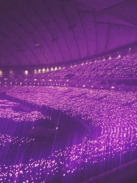 Night Time, Bts, Concert, Purple