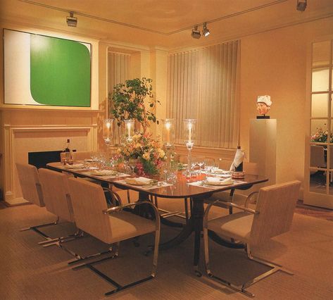 Eighties Modern 📠 on Instagram: “Someday we will have a dinner party once again . . . . . . . . . .  #70s #80s #1970s #1980s #eighties #vintagedecor #vintageinterior…” 80s Dining Room, 70s Dinner Party, 80s Modern, 80s Interior, 1950s House, Dinner Room, Vintage Interior, Modern Dining Room, Dinner Table