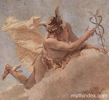 Hermes Greek Mythology, Hermes Painting, Hermes Mythology, Hermes Art, Niki Aesthetic, Hermes Mercury, Ancient Greece Aesthetic, Giovanni Battista Tiepolo, Roman Myth