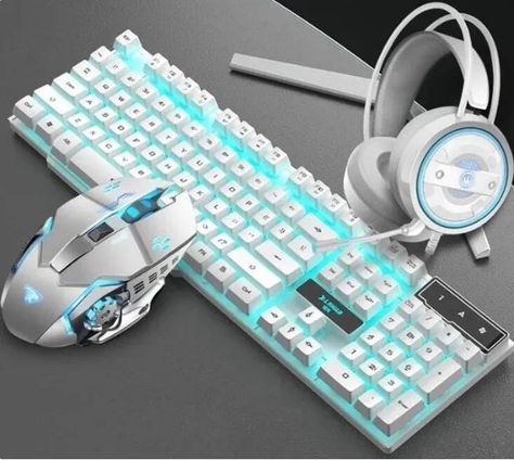 Looking for a Gaming Set that offers quality, style, and affordability? Well you are at the right place!🎉 Introducing the "Clickity-Clack Trio"! 🖱️🎧🎮 Get ready to level up your gaming experience with this keyboard mouse headset set that will make you feel like a pro gamer! 😎💥 With the comfort of a cloud and the precision of a hawk, this set will make you #gameon like never before. Don't miss out, grab your set now and become the ultimate gaming legend! 🎮🏆 Shop now on TheCozyCubicle.com an... New Year Diy, Laptops For Sale, Windows Vista, Silver Silk, Gaming Room Setup, Metallic Luster, Keyboard Mouse, Pc Gamer, Womens Clothing Stores