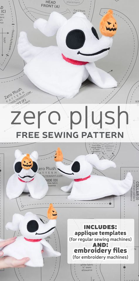 Plush Template, Halloween Sewing, Sewing Templates, Cute Sewing Projects, Animal Sewing Patterns, Plushie Patterns, Free Sewing Pattern, Sewing Stuffed Animals, Applique Templates