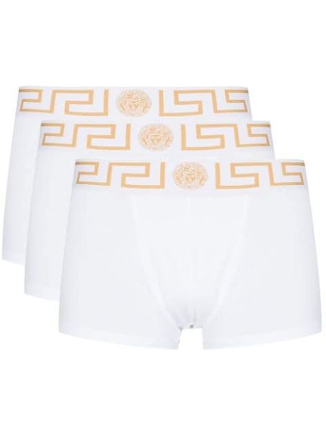 Designer Underwear for Men - FARFETCH Versace Boxers, Copper And Pink, Italian Colors, Trust You, Jean Crafts, Medusa Head, Luxury Designer Handbags, Powder Pink, Unique Designers