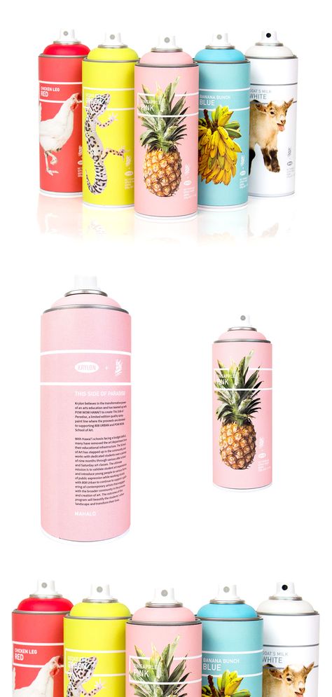 Krylon Pow! Packaging Design Paint Packaging, Metal Packaging, Cool Packaging, Graphic Design Packaging, Packing Design, Pretty Packaging, Bottle Packaging, Design Packaging, Beauty Packaging