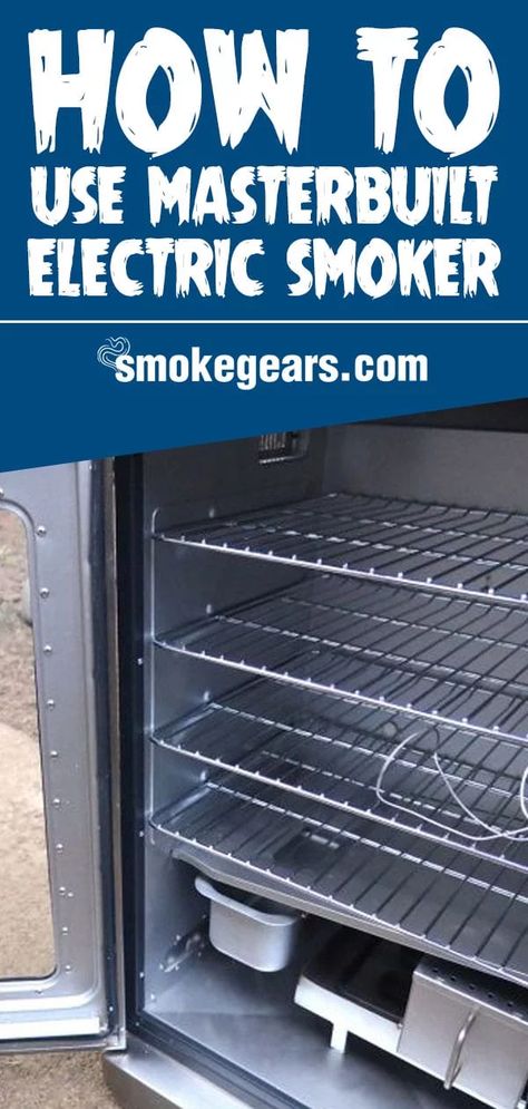 Master Built Smoker Recipes, Best Electric Smoker, Smoker Recipes Electric, Masterbuilt Smoker, Homemade Smoker, Best Smoker, Smoker Cooking, Electric Smoker, Smoked Meat Recipes