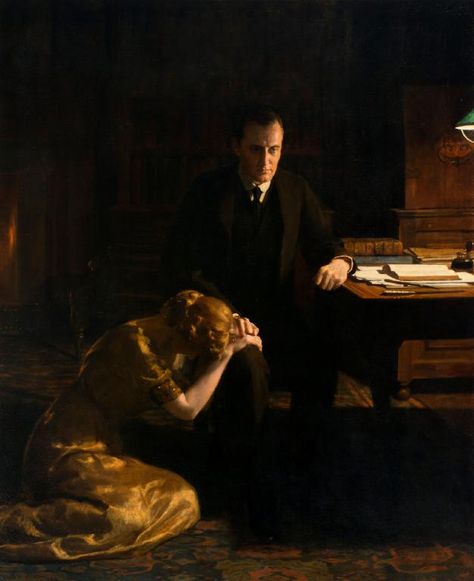 John Collier - A Fallen Idol - M1921-1-11 - Auckland Art Gallery - Category:Paintings by John Collier - Wikimedia Commons Thomas Eakins, John Collier, Auckland Art Gallery, Pre Raphaelite Art, John Everett Millais, Victorian Paintings, Rennaissance Art, Historical Painting, English Artists