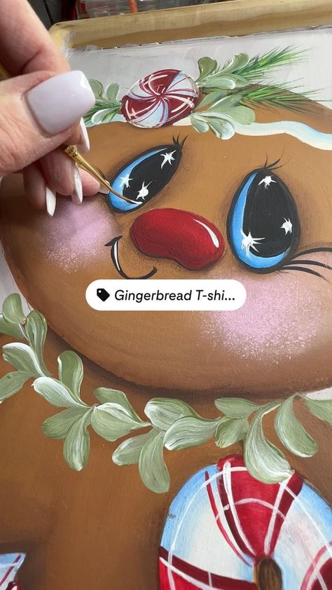 Gingerbread House Ideas, Gingerbread Crafts, Gingerbread Christmas Decor, Tole Painting Patterns, Gingerbread Decorations, The Best Dessert, Handmade Christmas Crafts, Christmas Decorations Diy Outdoor, Christmas Signs Wood